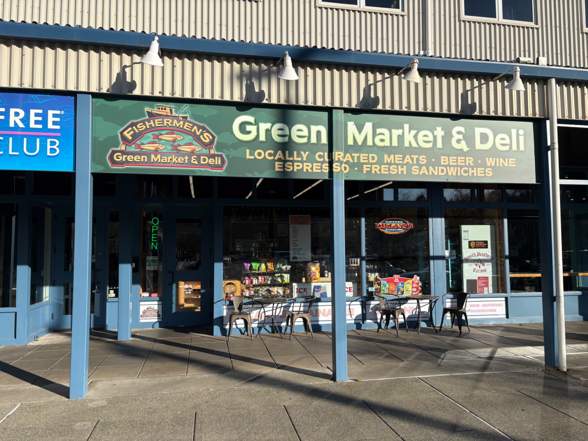 Fishermen's Green Market & Deli exterior